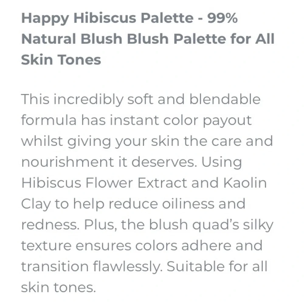 🆕 Happy Hibiscus Blush Palette